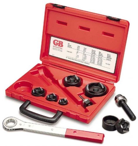 Mechanical slug-out set w kw52 wrench 1/ 2 in. to 2 in. size tool kit free ship for sale