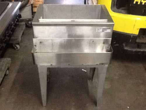 COLD PLATE ICE BIN, USED, BACK BAR, 22&#034;X15&#034;, GOOD CONDITION
