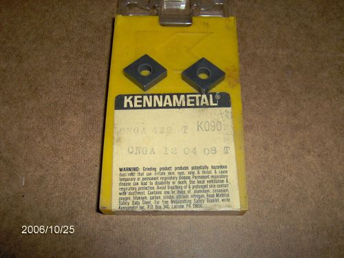 CNGA 432T,  GR: K090, &#034;KENNAMETAL&#034;  CERAMIC  TURNING  INSERTS,   2 PCS.