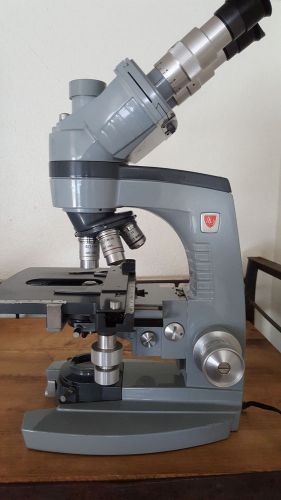 Vintage AO Spencer Microscope Coaxial Coarse 4x 10x 40x 100x  model 1036A w/case