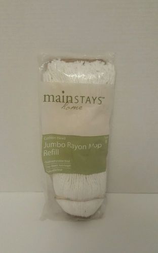 NEW Mainstays Home Cushion Head Jumbo Rayon Mop Refill Type B Replaceable Head