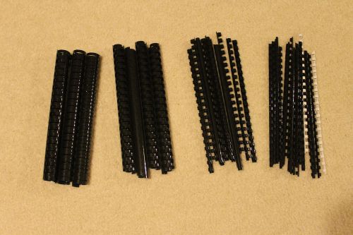 Leftover new GBC Presentation Bindings 1&#034;(6),3/4&#034;(8),5/8&#034;(12),1/4&#034;(21)
