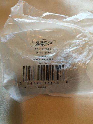 Lasco insert adapter 1-1/2 &#034; x 1-1/4 &#034; pvc for sale