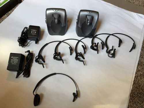 LOT Plantronics CS55 Wireless Headset Components 13+ Pieces