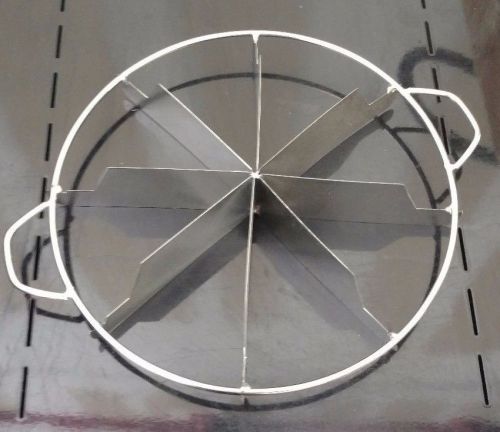 Case of 12 8&#034; stainless steel 18/8 gauge pie cutters for sale