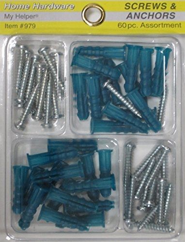 Supply Guru Small Assortment Kits - Most Frequent Repair Needs (60 pc. Screw &amp;