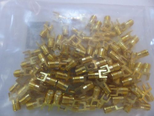 Lighthorse Technology  LTI-SASF546GT-X3  SMA Female Thru Hole GOLD Lot of 50 NEW