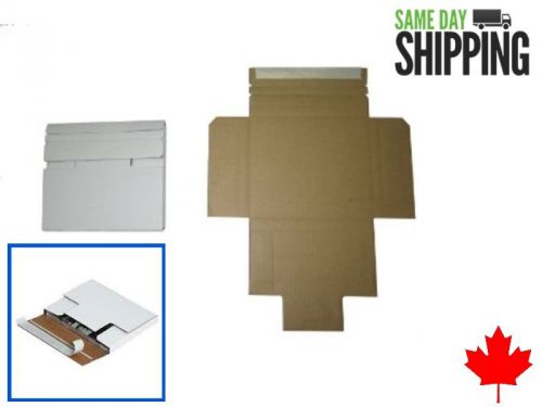 100 White Corrugated Cardboard Mailer, 5 7/8&#034; x 5 1/16&#034; x 1/2&#039;&#039; JS87 LCD Screen