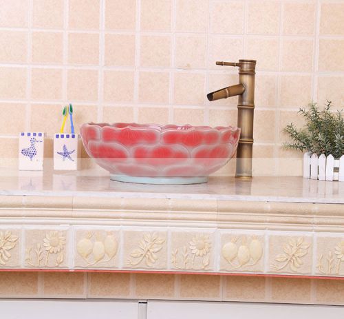 A154 European Style Hand Made D 40 - 42cm Bathroom Ceramic Art Sink/Wash Basin