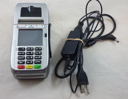 First Data FD130 Credit Card EMV Chip Terminal USED