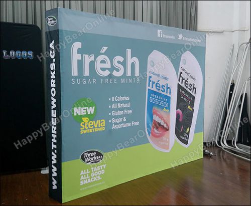 Trade show display Fabric Tension Pop-up Booth with Graphics 10ft