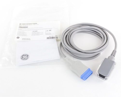 Ge oxismart xl spo2 9.5&#039; interconnect extension adapter cable 11 pin to db9 new for sale