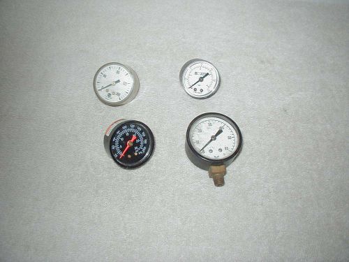 Four Pressure Gages