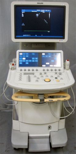 Philips iE33 Ultrasound Cart-D  iE 33 with S5-1, X3-1