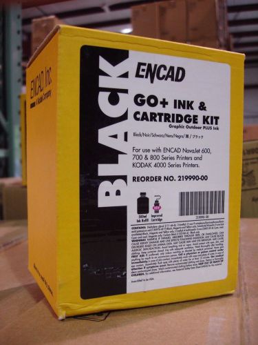 Encad 219990-00 black GO+ ink &amp; catridge kit for Novajet 600,700,800 Kodak 4000