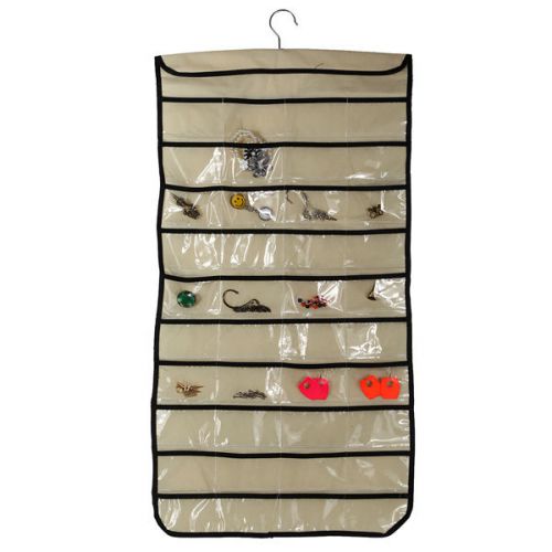 Jewelry Hanging Storage Organizer Bag Multipurpose Display