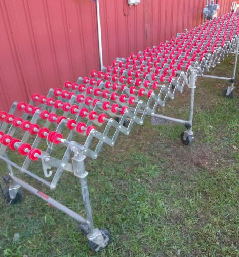 Very nice nestaflex - 175 portable / expandable conveyor 16 locking canisters for sale