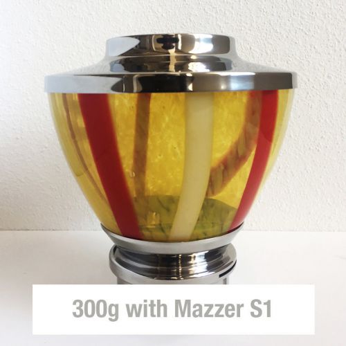 TORR TOYS Glasshopper Yellow + Stripes 300g - glossy finish - Mazzer Mini/Mini E