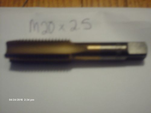 Metric Tap diameter M20 x 2.5 pitch Titanium Nitride