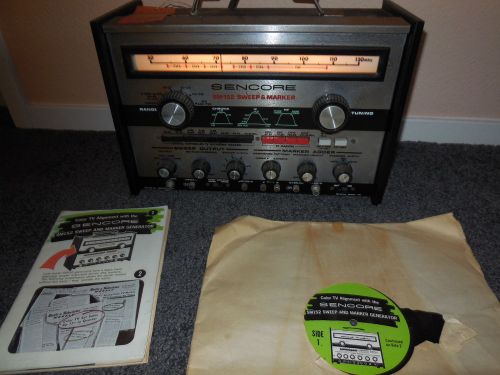 Sencore Model SM152 Sweep &amp; Marker Generator With Manual and Record