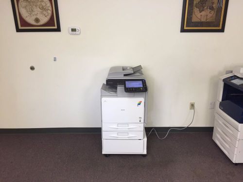 Ricoh mp c300 color copier machine network printer scanner fax finisher copy for sale