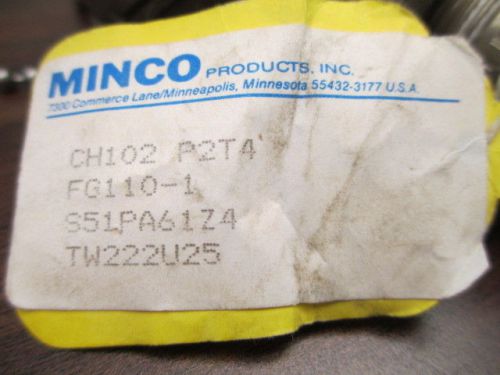Minco thermocouple probe assembly ch102p2ta/fg110-1/tw222u25 for sale