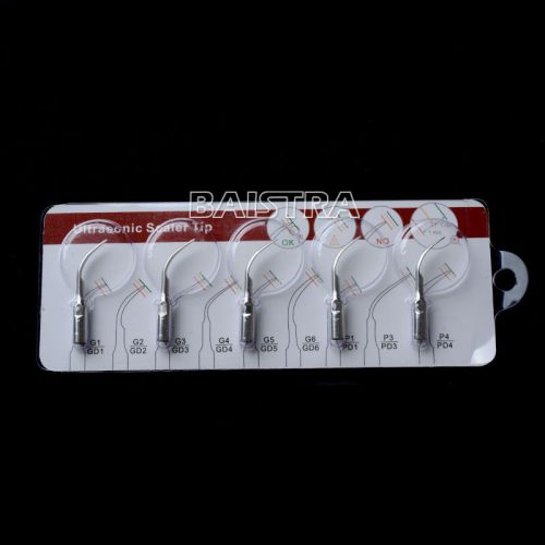 5PCS Dental Scaling Tip Ultrasonic Scaler Perio For DTE/SATELEC Handpiece