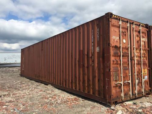 Shipping container 40&#039; hc  cargo worthy - c grade -in dallas,tx -college station for sale