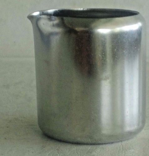 Stainless Steel Restaurant Individual Creamer/Syrup - Holds 3 Oz.- Service Ideas