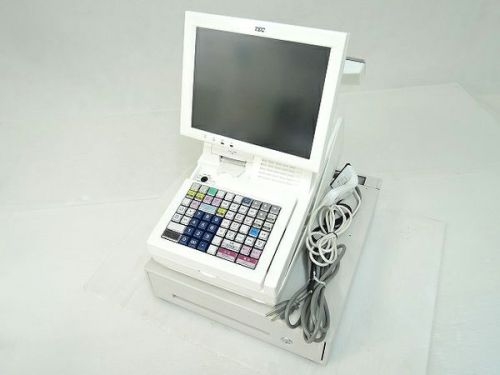 TOSHIBA TEC QT-100 POS Cash Drawer Register Set O1889895