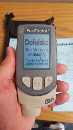 Defelsko positector 6000 fn1 standard memory body and new fn probe for sale