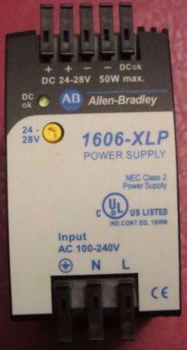 Allen-Breadly Power Supply 1606-XLP50E, 24-28VDC/2.1A/50W