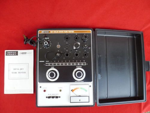 B&amp;K Precision Solid State Tube Tester Model 667 with setup chart
