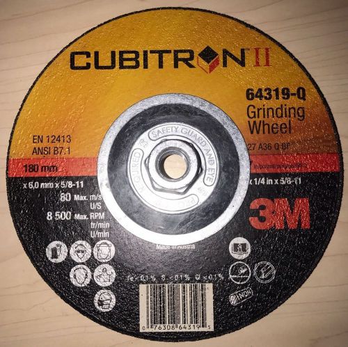 3M  Cubitron II Depressed Center Grinding Wheel T27 Quick Change ( 10 WHEELS )