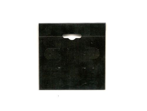10 pcs earring cards - black flocked 2 x 2&#034; jewelry hanging stud dangle clip-on for sale