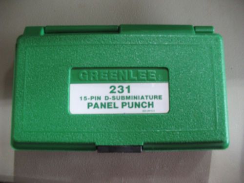 Greenlee 231 Panel Punch