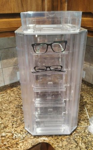 Rotating Display Stand / Revolving Merchandiser Case glasses sunglass jewelry