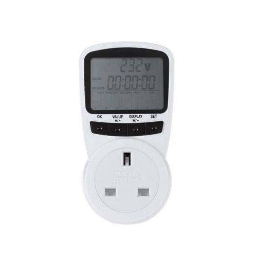 Plug In Energy Meter Watt Volt Voltage Electricity Monitor Analyzer Power Socket