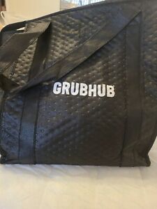 Black GrubHub Insulated Bag