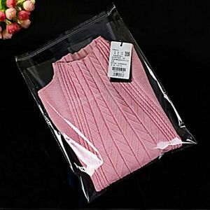 J-Beauty 15.5 x 11.5 Inch Clear Apparel Bags Self Seal Flap for T-ShirtClothe...