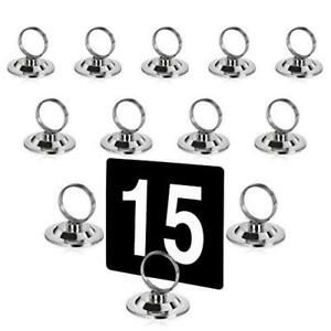 New Star Foodservice 23398 Ring-Clip Table Number Holder/ Number Stand/ Place