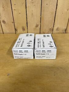 2 BOXES GENUINE RICOH SAVIN LANIER STAPLE REFILL TYPE V - EDP 416711 - 601R-EXP