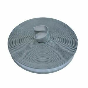 80mm (3.1&#034;) x 35m (105ft) Roll Silver Aluminum Return Coil (With Folded Edge)