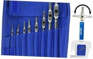 HP8-IC-17 SINGLE Set 8 Chrome Hex Pro Wrenches 1/8-3/8in Multi