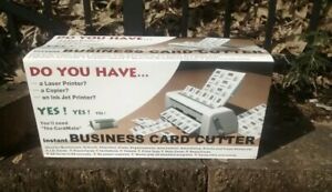 Hand Crank Manual Business Card Cutter