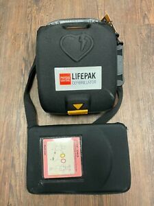 Physio-Control LIFEPAK CR Plus AED 3201508-008 w/ Case + NEW Pads (3200727-005)