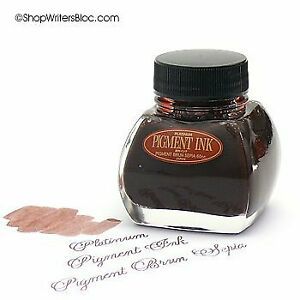 Platinum fountain pen the super-particle pigment ink Blanc sepia INKG-1500 #65
