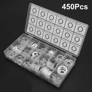 450pc Oil Drain Plug Aluminum Washing Machine Gasket For Parts Disassembled