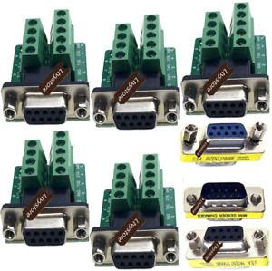 Ltvystore Db9 9-Pin Female Rs-232 Serial Port Interface Breakout Board Connector