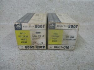 A/B - ALLENBRADLEY 800T FULL VOLTAGE PILOT LIGHT #628226G NIB (2PCS IN BAG)
